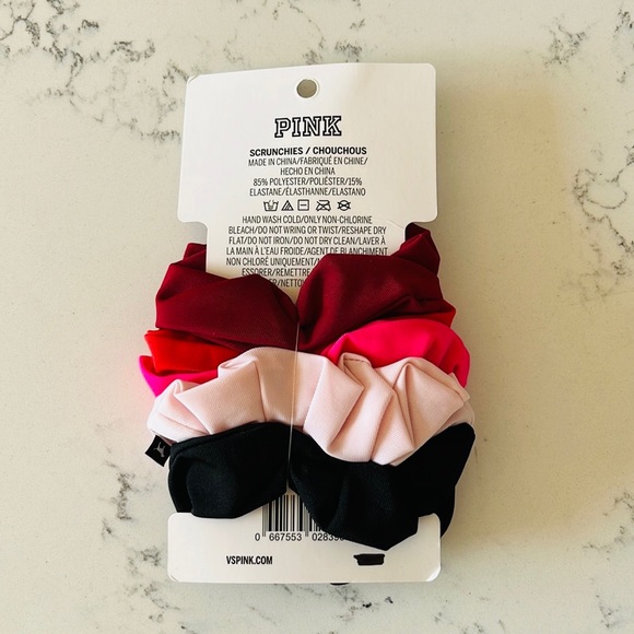 ♥️HP 10/25♥️ Pink Victoria’s Secret scrunchies - Picture 7 of 9